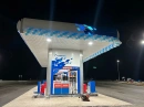 Помогли с праздничным открытием Газпромовской заправке